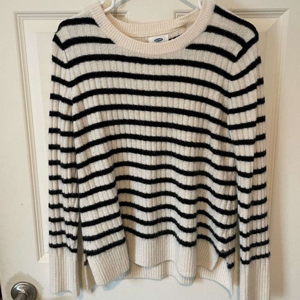 Old Navy Striped Oversized Sweater